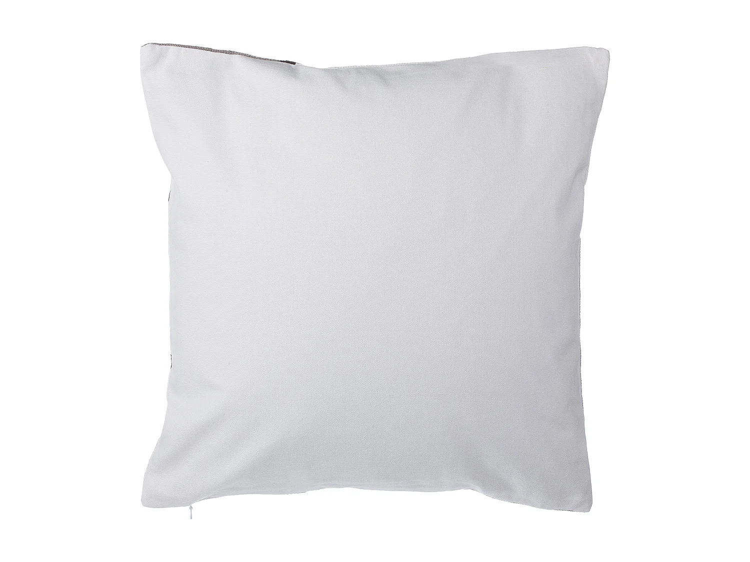 Lot de 2 coussins décoratifs WEDELIA Coton 45 x 45 cm Gris Motif géométrique