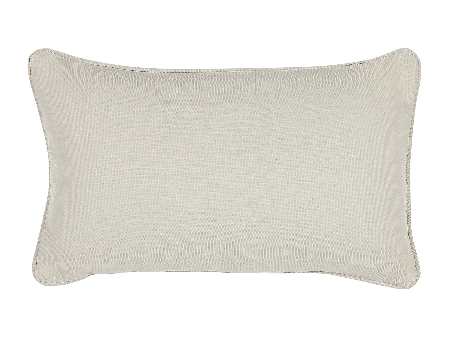 Set van 2 decoratieve kussens HELIOTROPE 30 x 50 cm Wit Effen