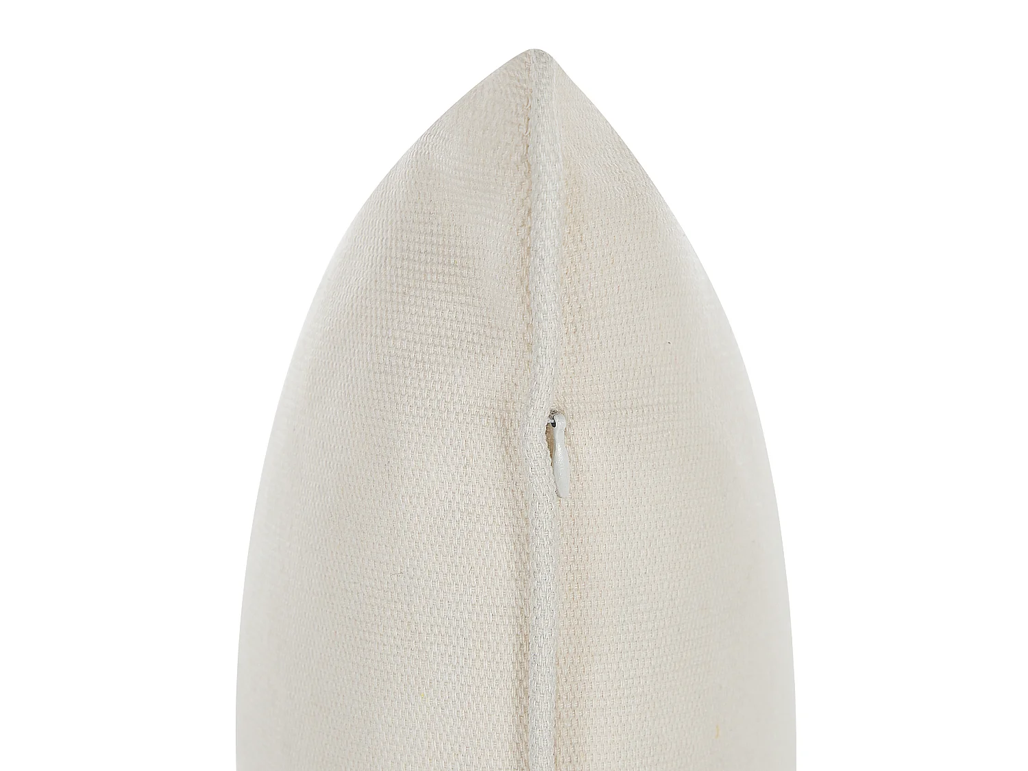 Lot de 2 coussins décoratifs HELIOTROPE 30 x 50 cm Blanc Unicolore