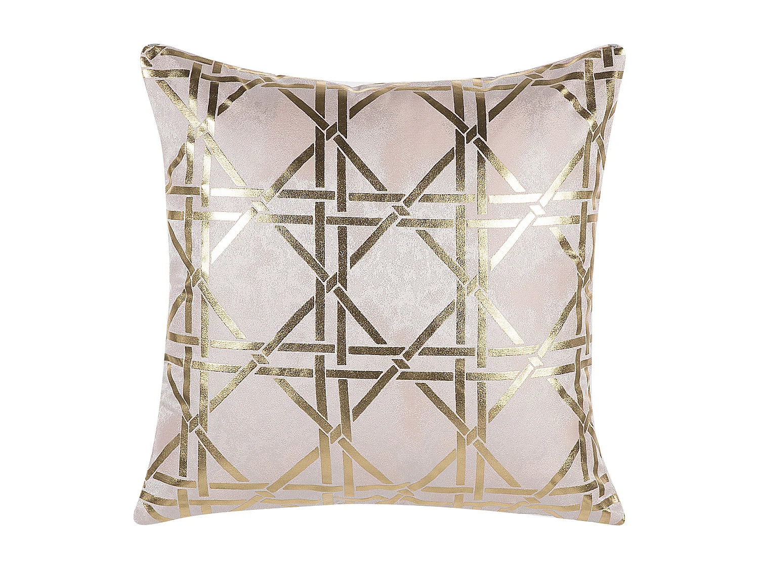 Set di 2 cuscini CASSIA 45 x 45 cm Rosa Trama geometrica