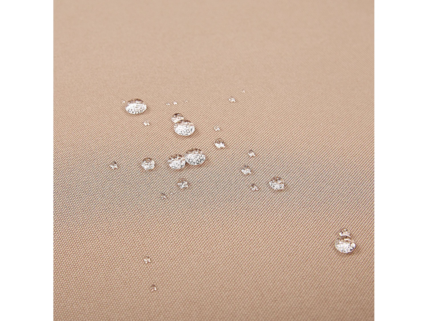 Zestaw 2 poduszek ogrodowych ALMYROS Jednolity 50 x 70 cm Piaskowy