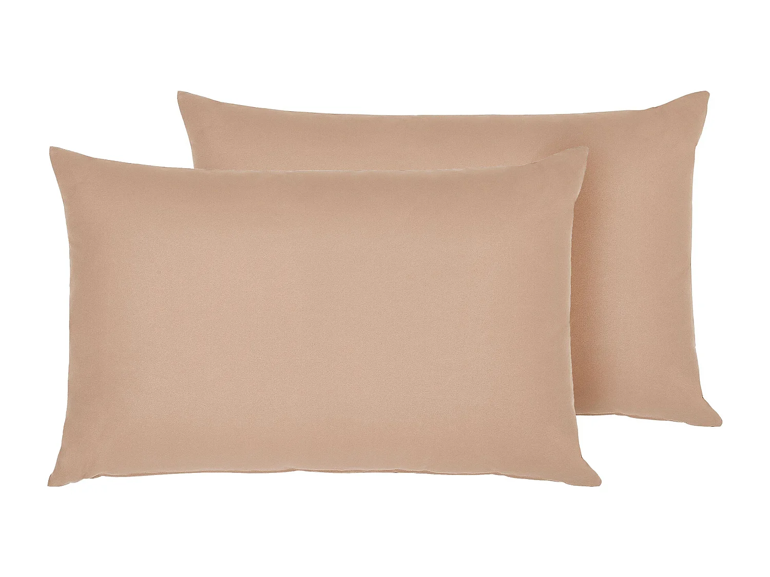 Conjunto de 2 almofadas de jardim ALMYROS Sólido 50 x 70 cm Cor de areia