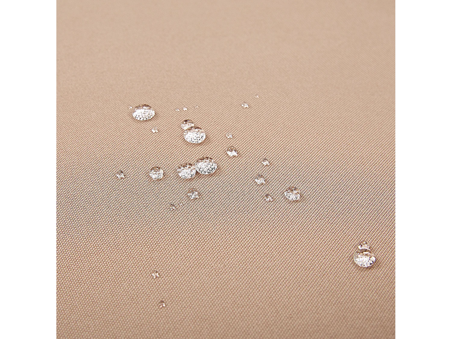 Set di 2 cuscini da esterno ALMYROS Tinta unita 50 x 70 cm Beige sabbia