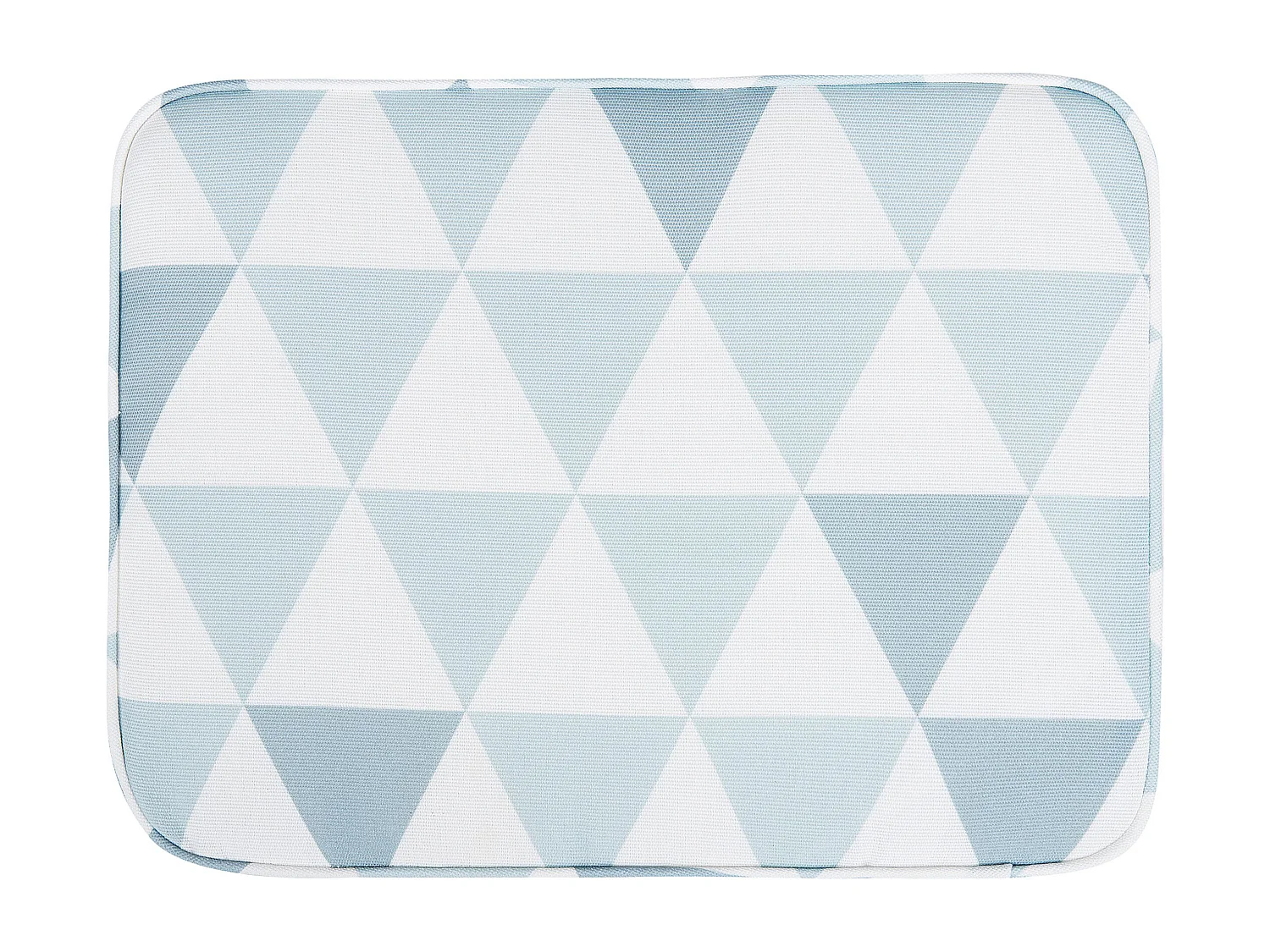 Lot de 2 coussins pour chaises de jardin FIJI 29 x 38 cm Bleu