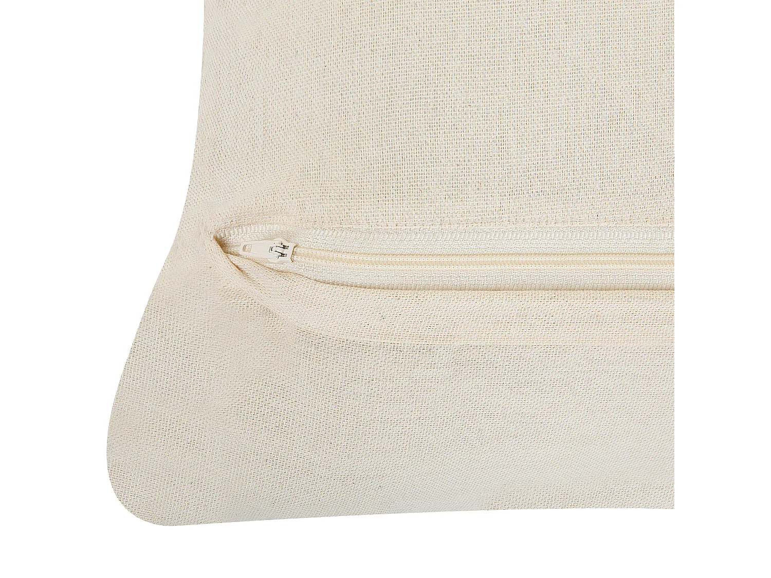 Coussin NICAEA Coton 45 x 45 cm Beige Motif géométrique