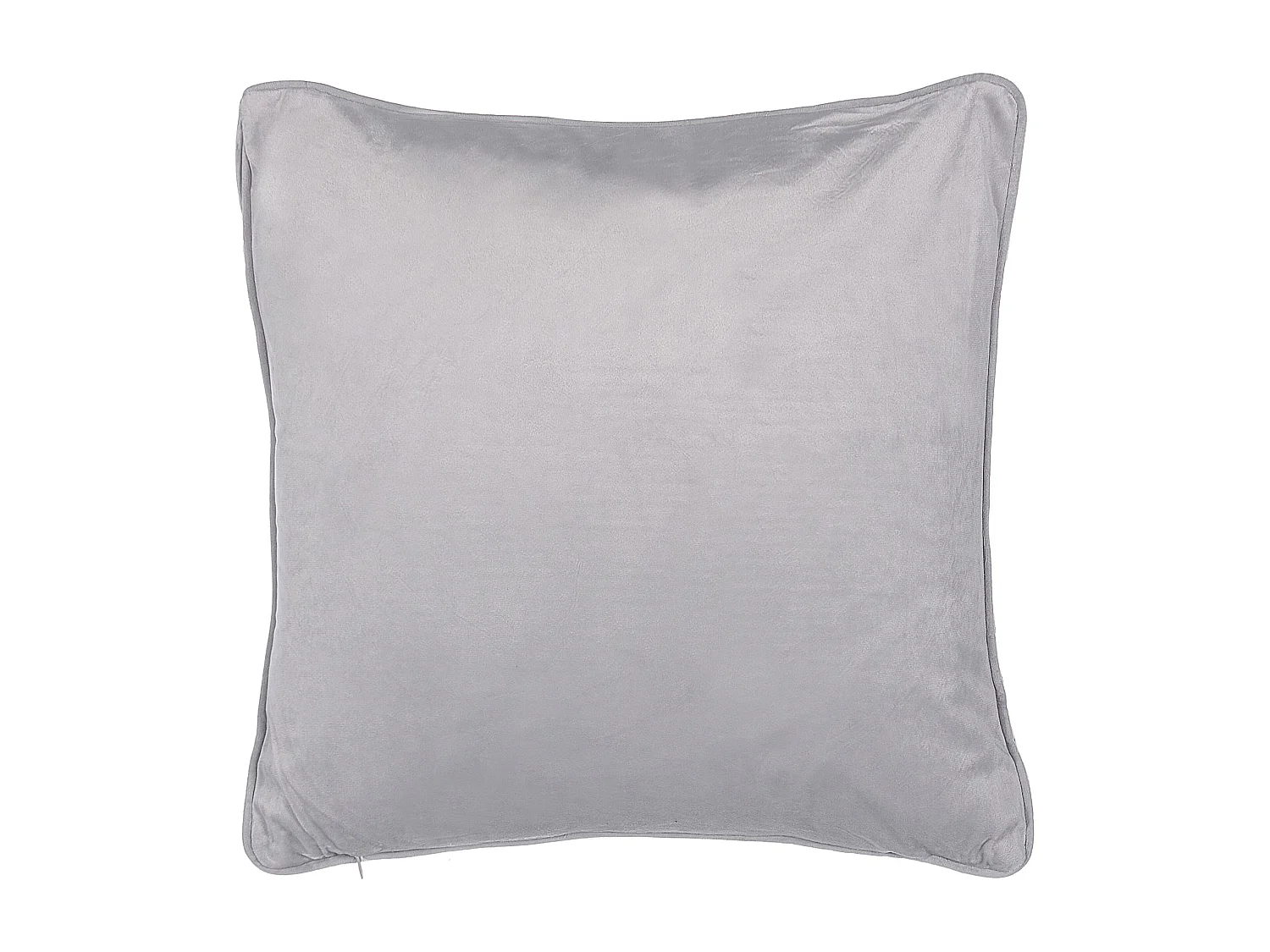 Set di 2 cuscini MOTARI Velluto 45 x 45 cm Grigio Trama geometrica