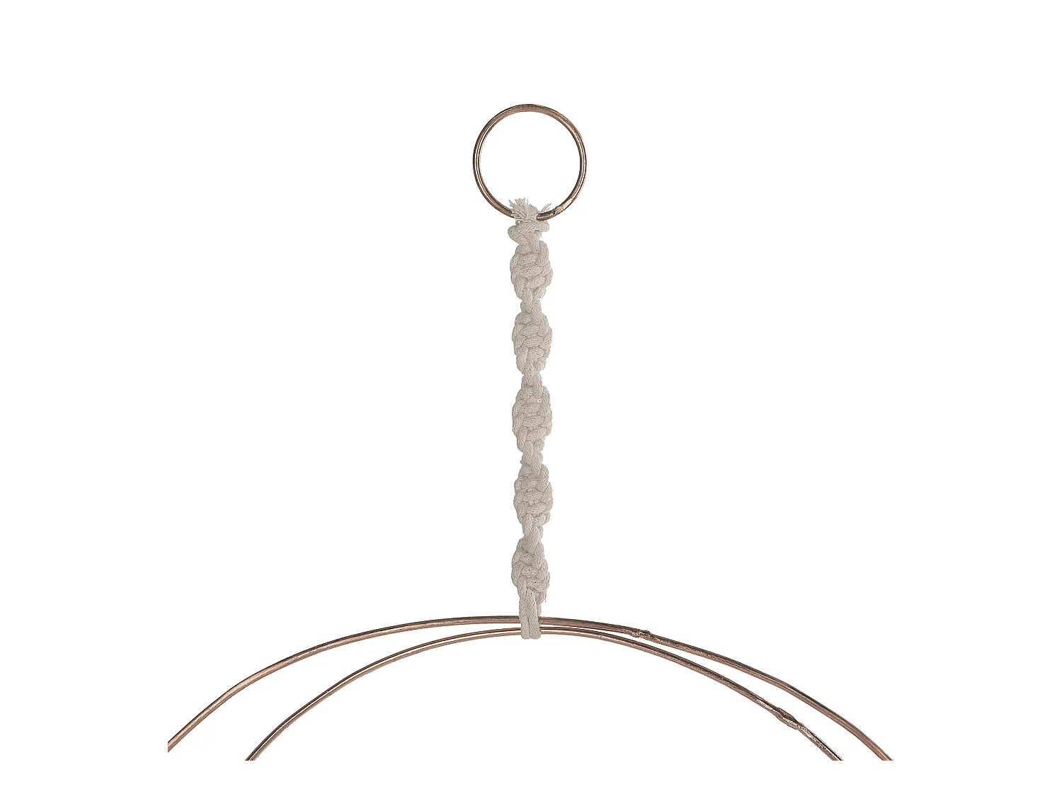 Wanddecoratie ALUVA Katoen 136 cm Lichtbeige