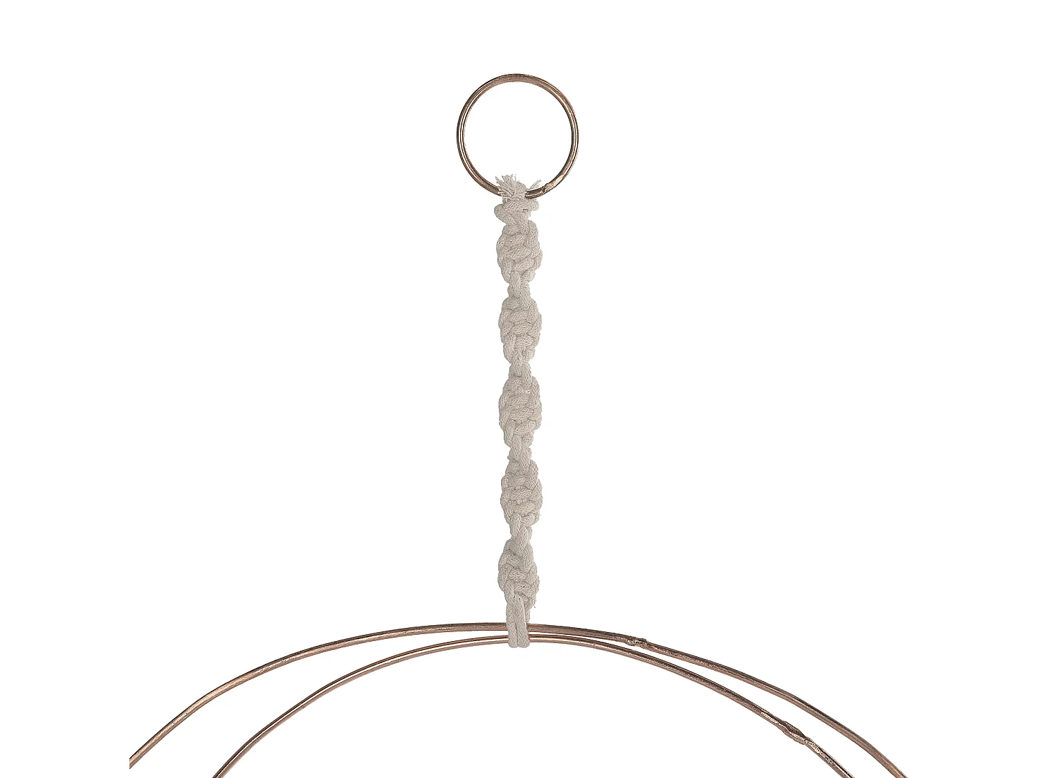 Wanddecoratie ALUVA Katoen 136 cm Lichtbeige