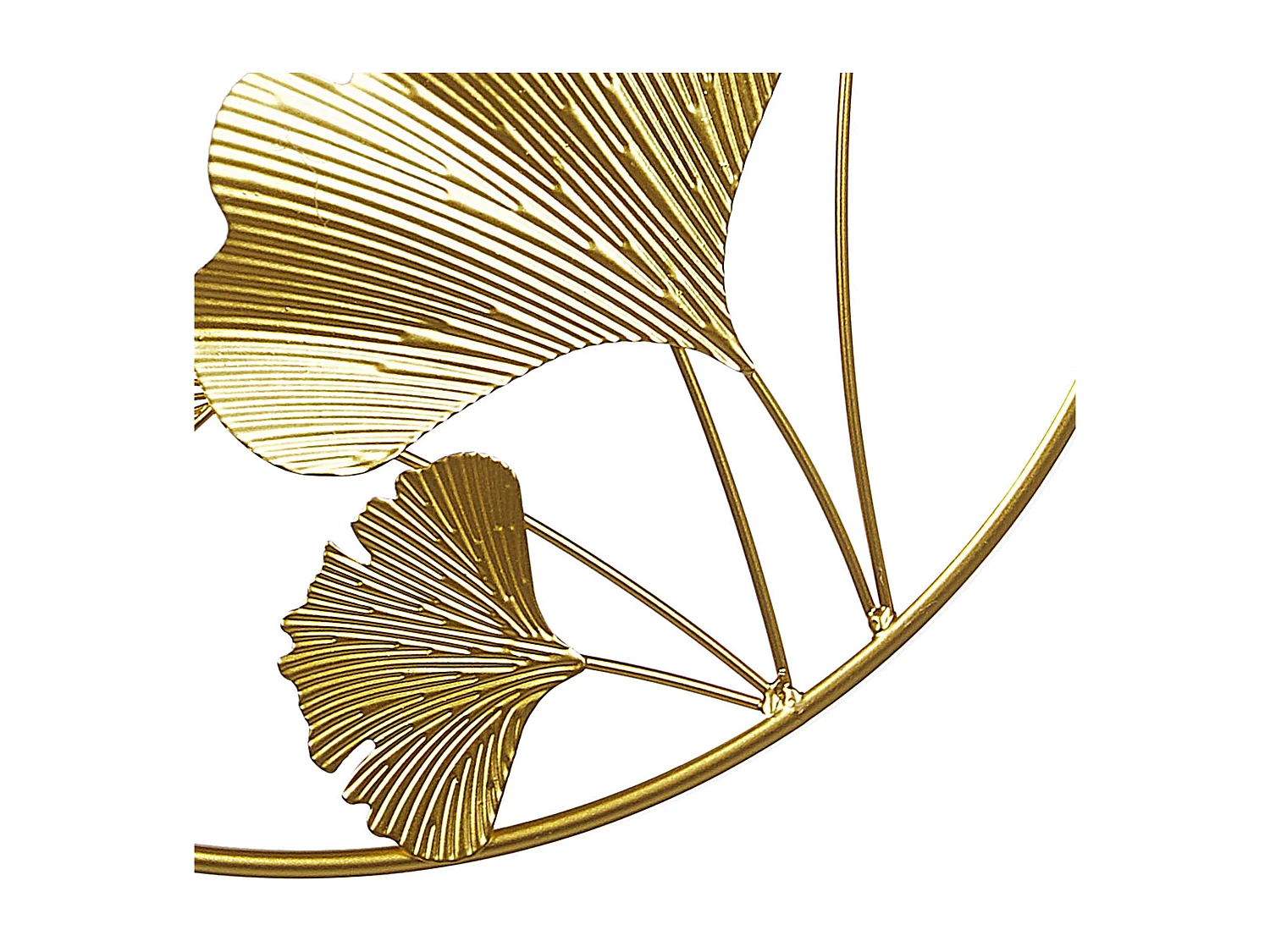 Wanddecoratie BISMUTH Metaal 45 cm Goud