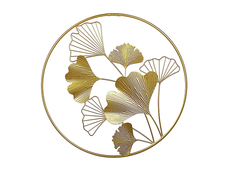 Wanddecoratie BISMUTH Metaal 45 cm Goud