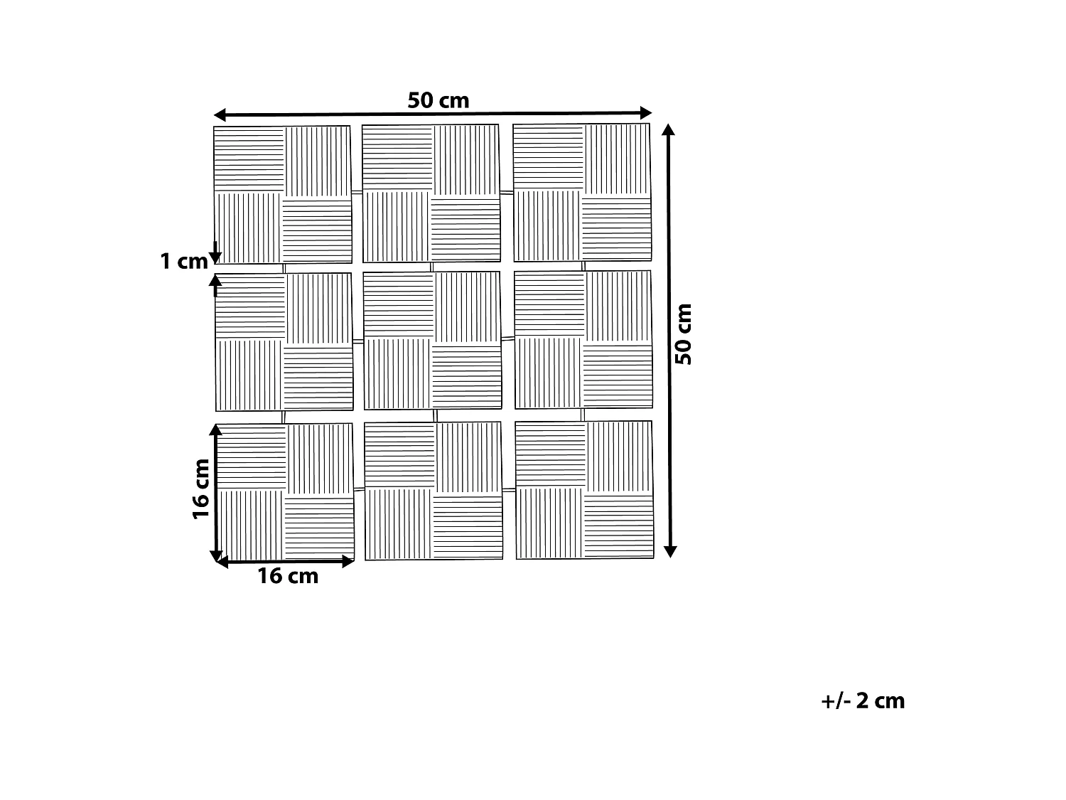 Wandobjekt TITANIUM Metall 50 cm Bunt