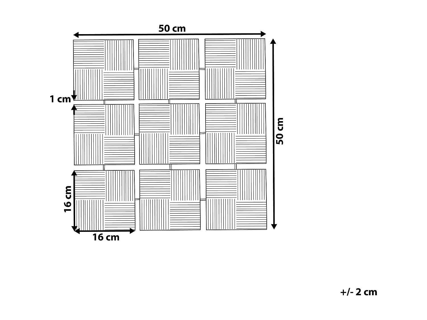 Wanddecoratie TITANIUM Metaal 50 cm Multicolor