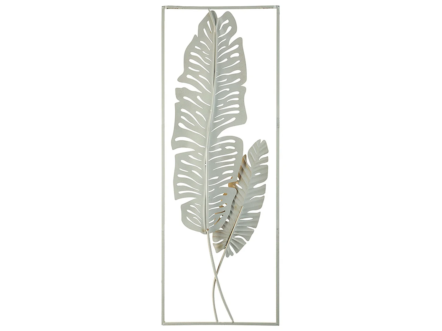 Wall Decor Leaf PALLADIUM Metal 90 cm Gold