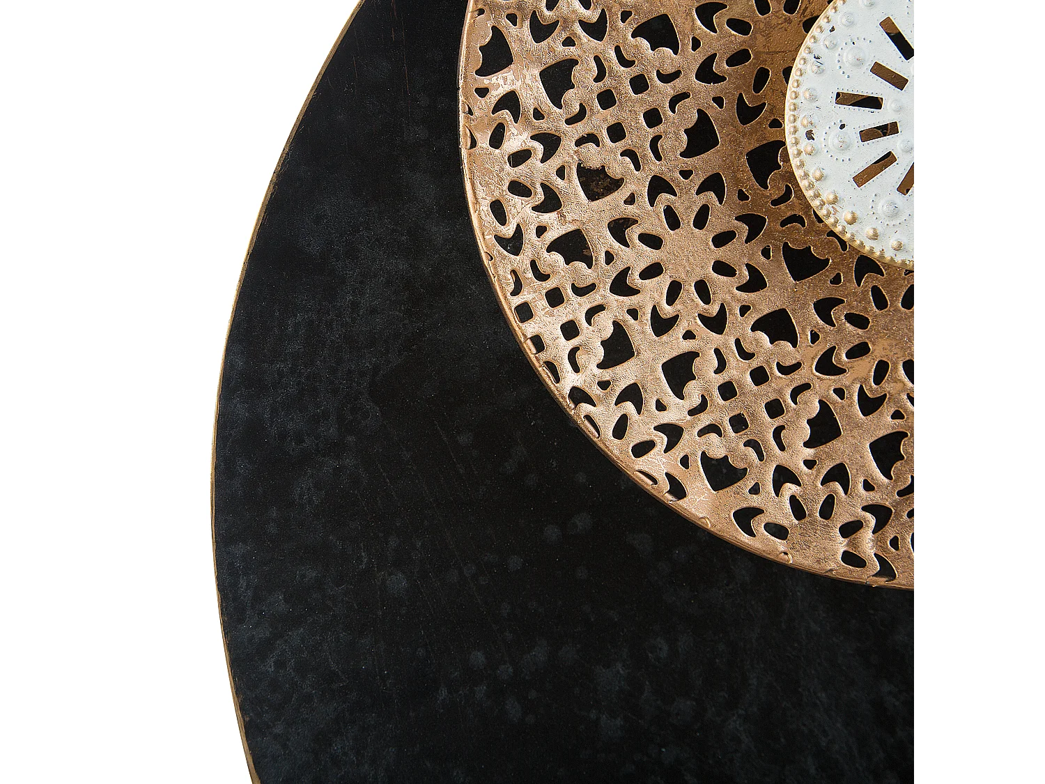 Wanddecoratie RUBIDIUM Metaal 49 cm Zwart