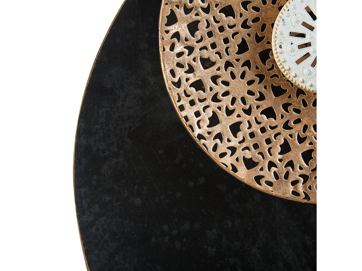 Wall Decor RUBIDIUM Metal 49 cm Black