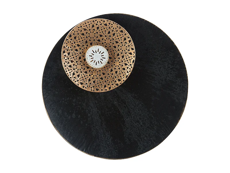 Decorazione da parete RUBIDIUM Metallo 49 cm Nero