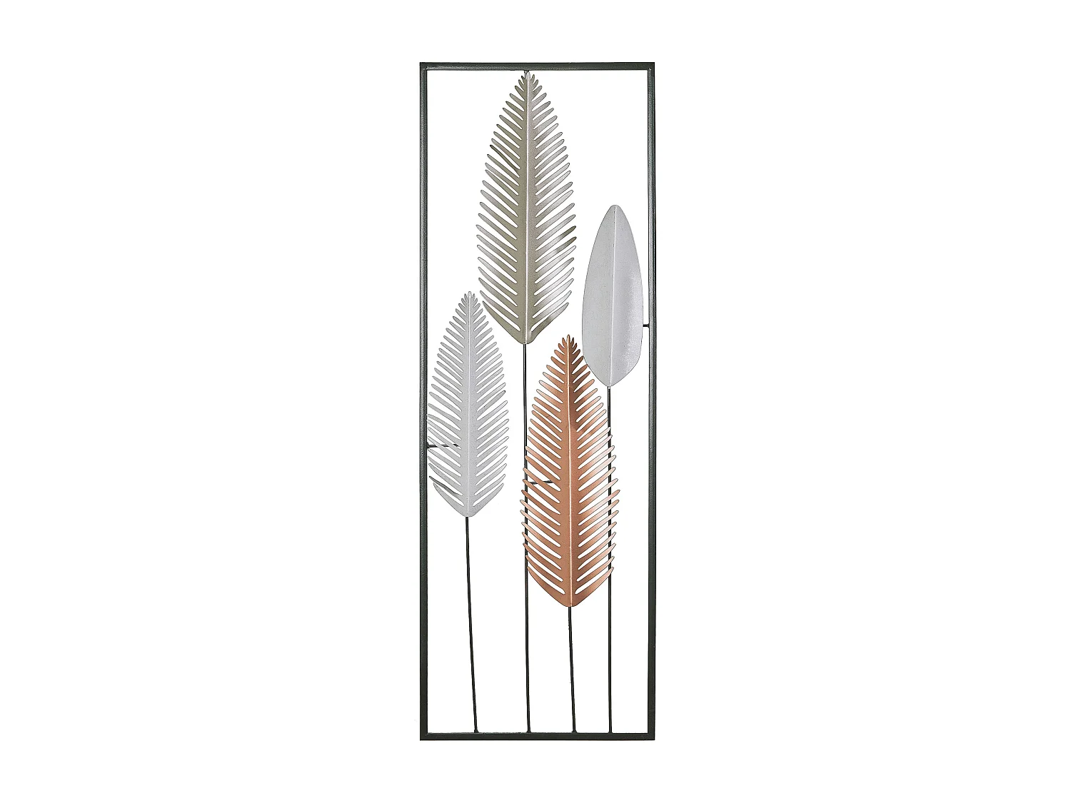 Wanddecoratie NIOBIUM Metaal 90 cm Zilver