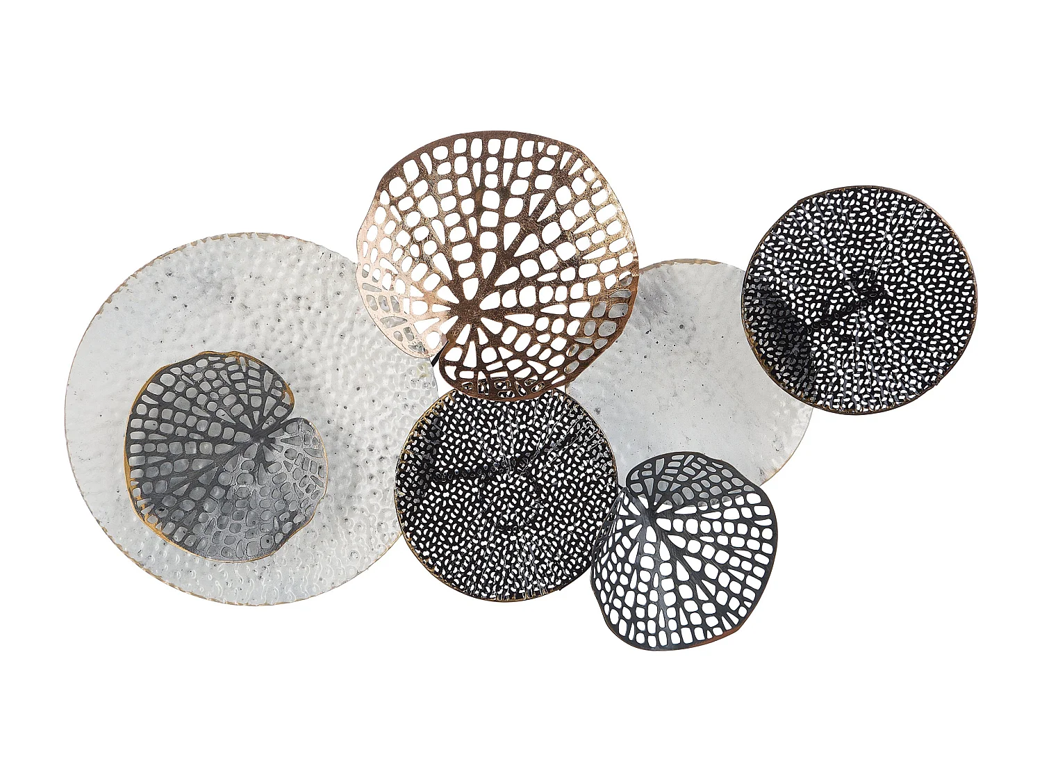 Decoração de parede RHODIUM Metal 40 cm Multicolor