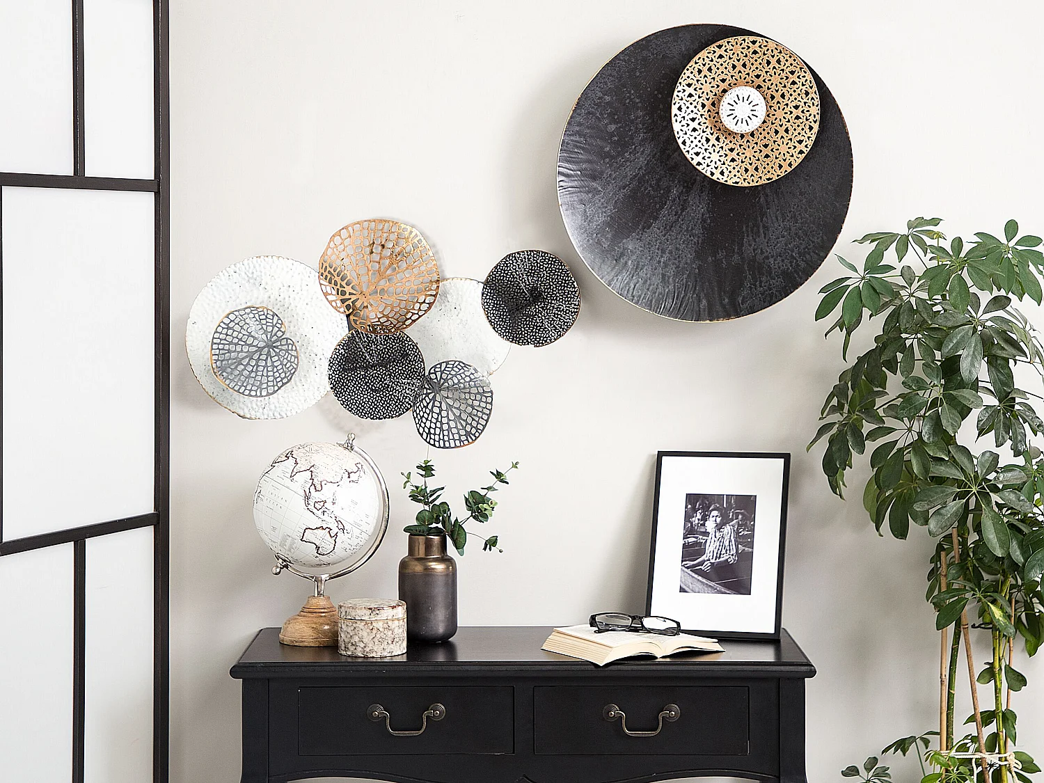 Decoração de parede RHODIUM Metal 40 cm Multicolor