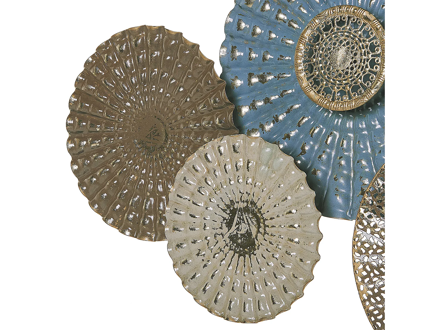 Decoração de parede HASSIUM Metal 48 cm Azul