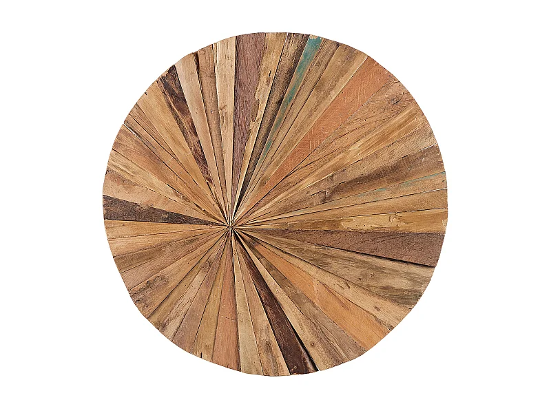 Decoración de pared MORELIA Madera 60 cm Marrón