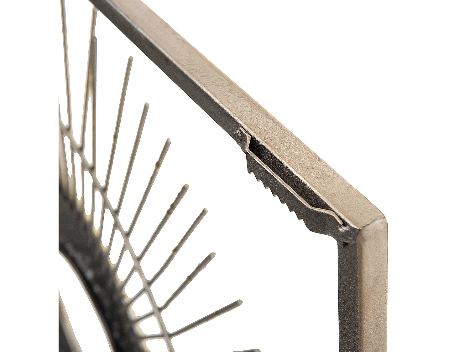 Edle Wanddekoration gold Strahlen-Optik Mercury