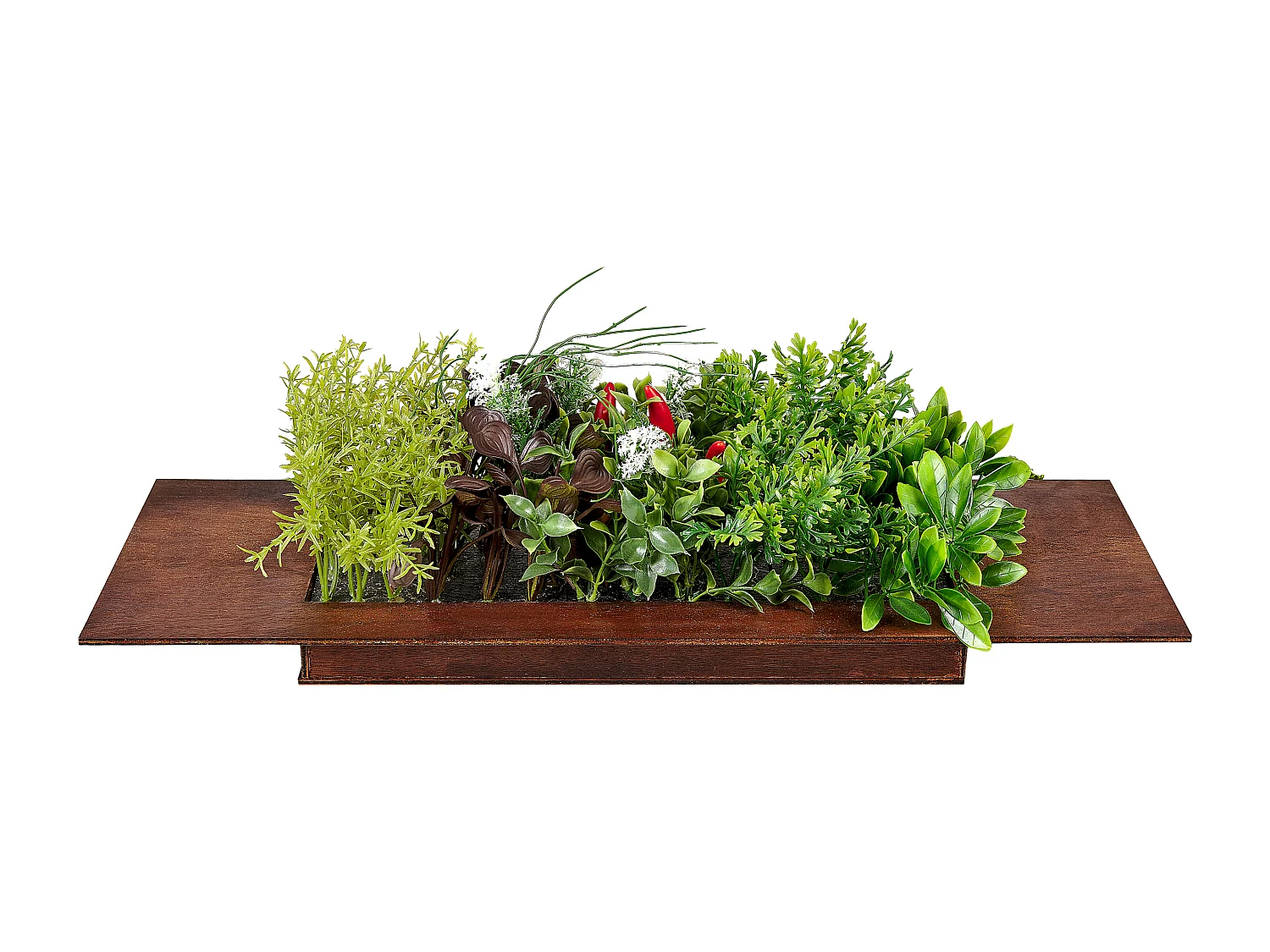 Décoration plante artificielle et bois OSMIA