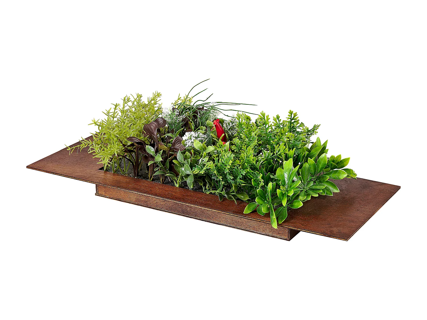 Décoration plante artificielle et bois OSMIA