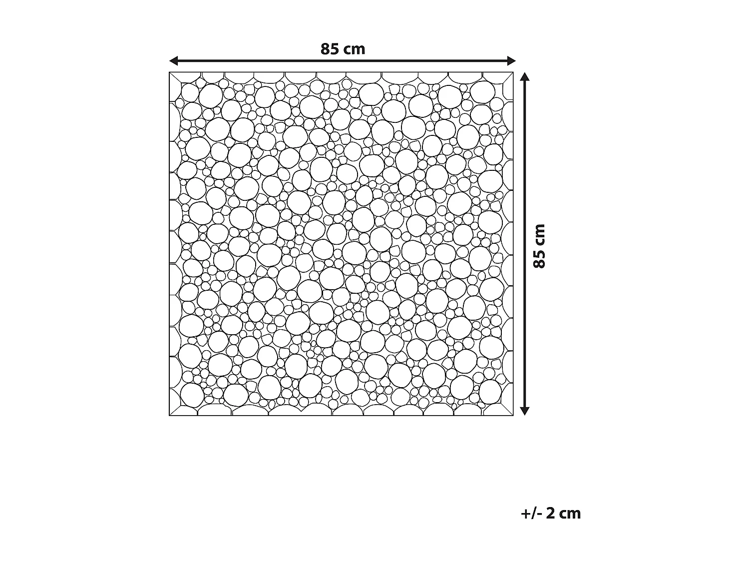 Decorazione da parete TWIG Legno 85 cm Marrone chiaro