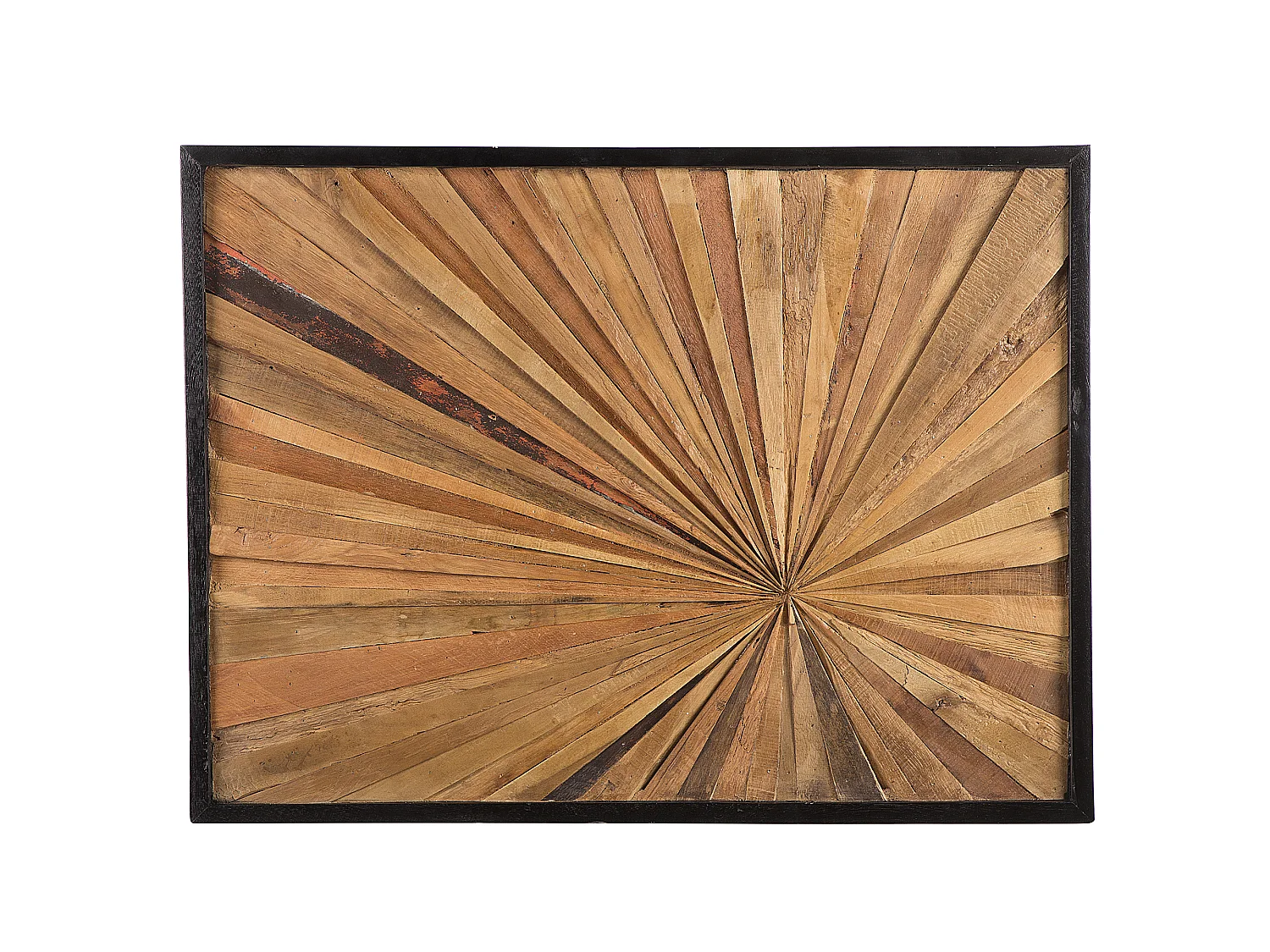 Wanddecoratie MERIDA Hout 60 cm Bruin