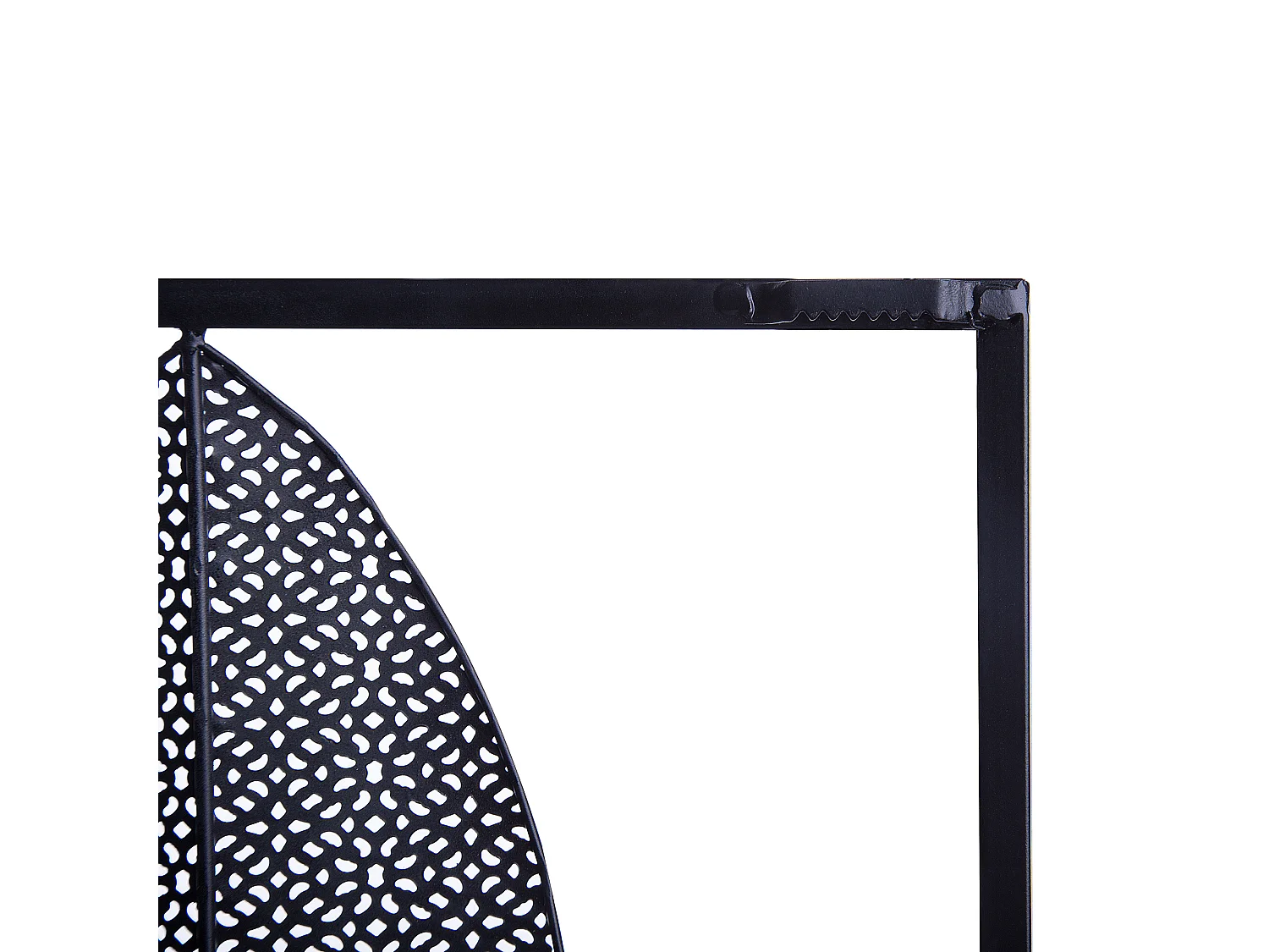 Elegante Wanddekoration grün/gold/schwarz Blätterform Platinum