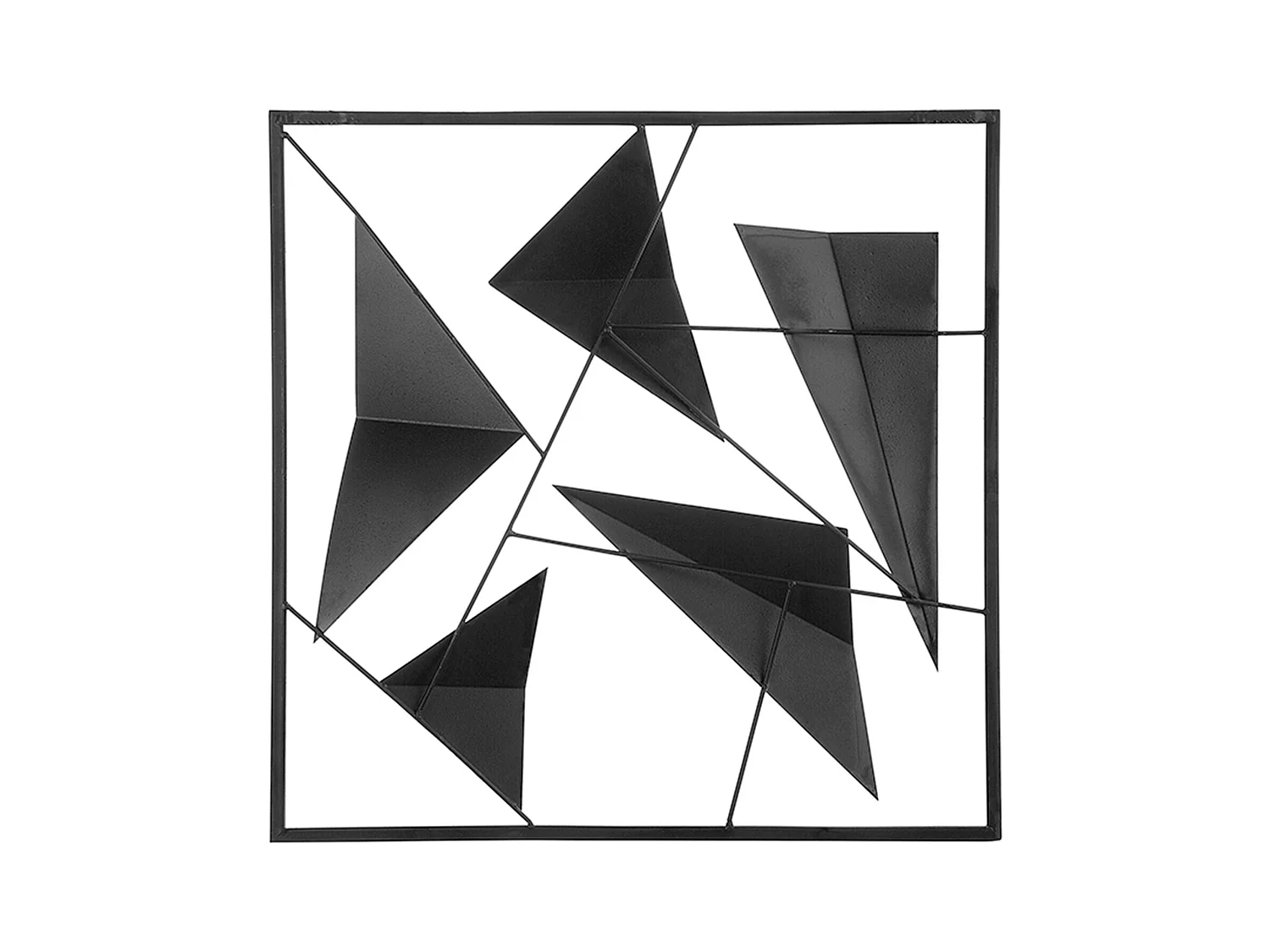 Dekoracja ścienna ZINC Metal 50 cm Niebieski