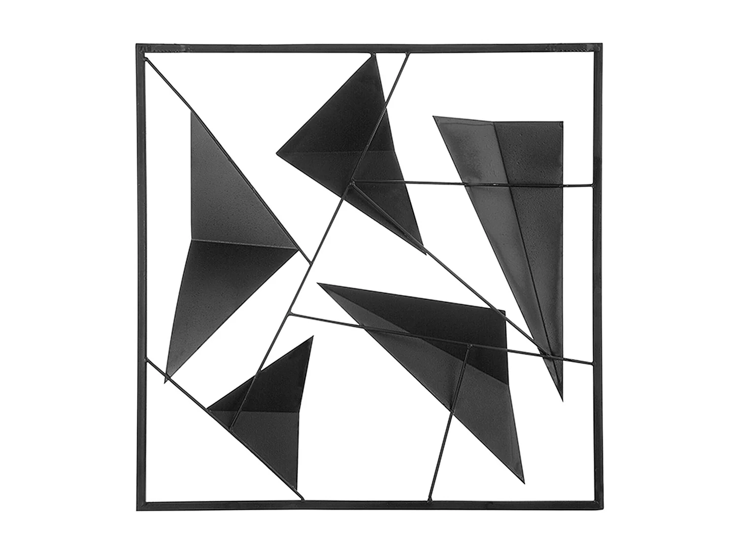 Decoração de parede ZINC Metal 50 cm Azul