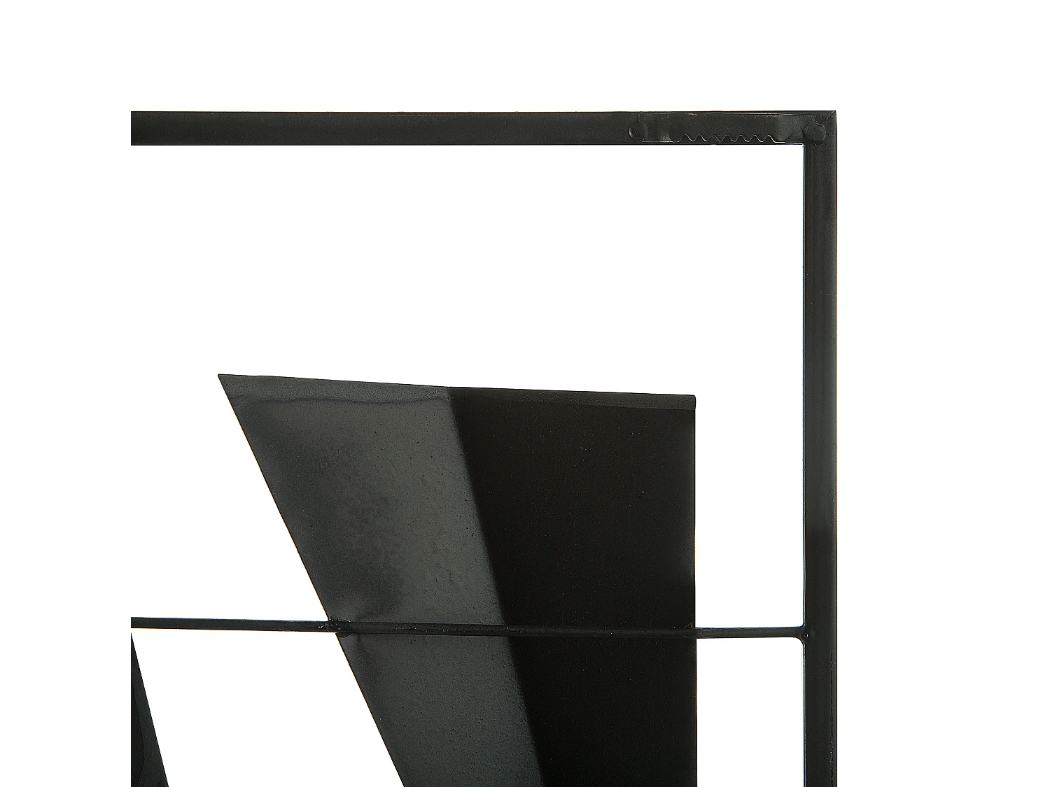 Decoração de parede ZINC Metal 50 cm Azul