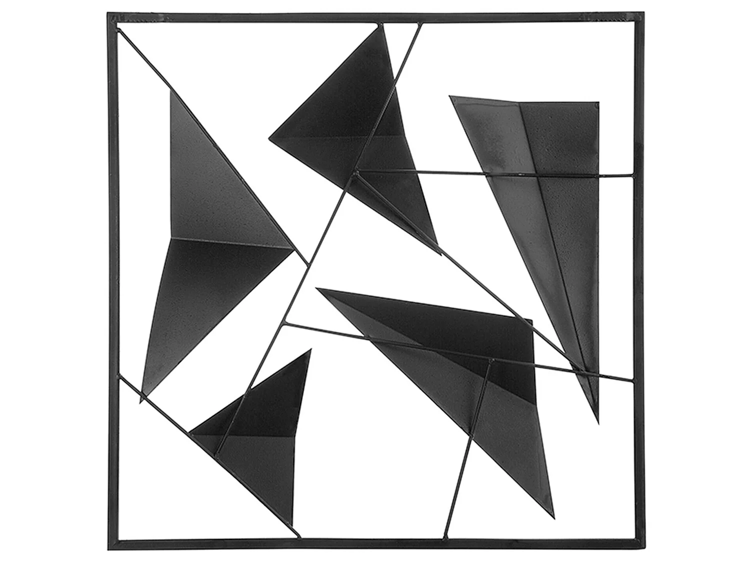 Wall Decor ZINC Metal 50 cm Blue