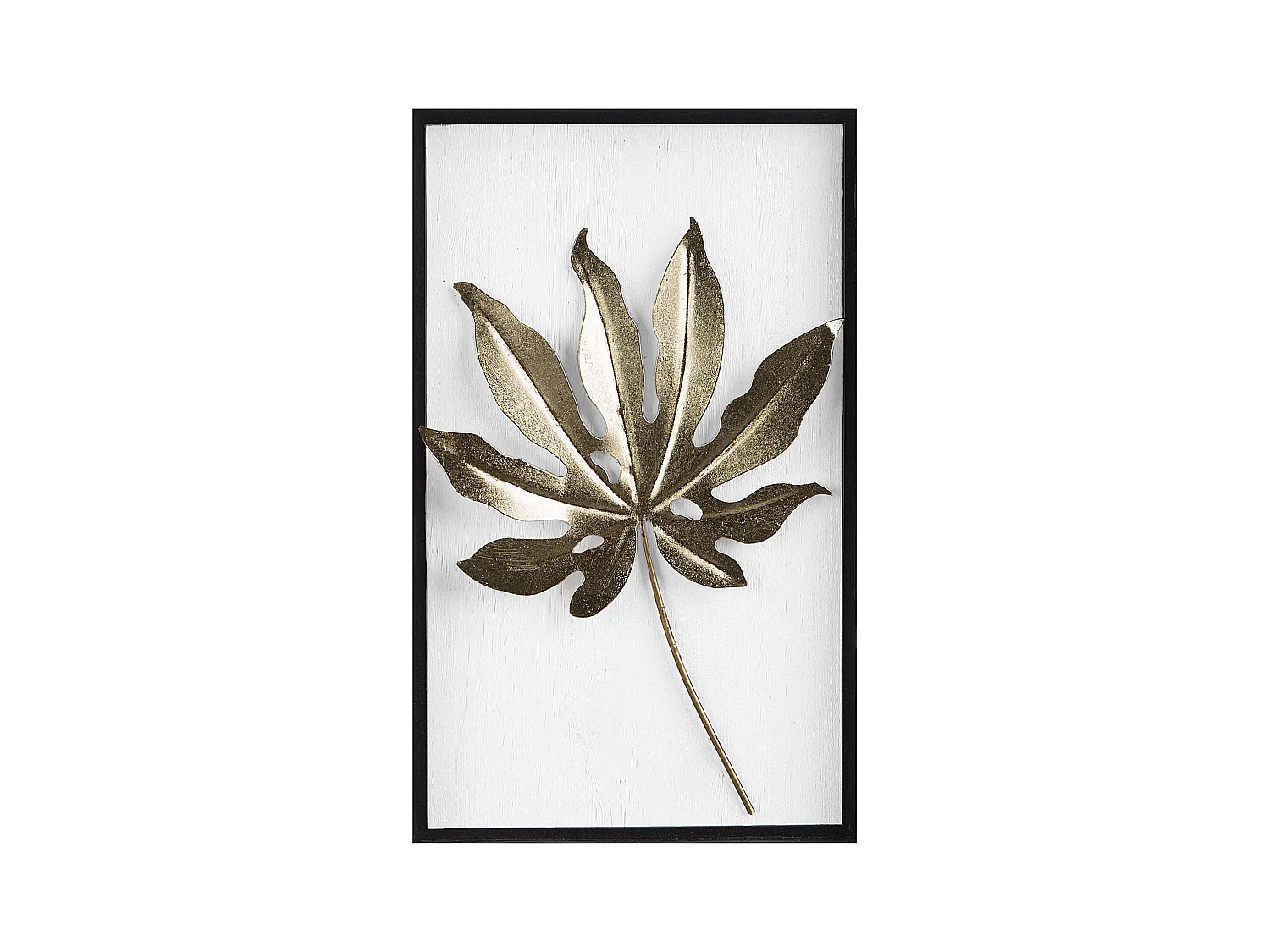 Décoration murale Feuille CURIUM Métal 50 cm Multicolore