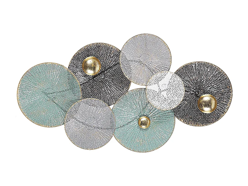 Décoration murale POLONIUM Métal 49 cm Multicolore