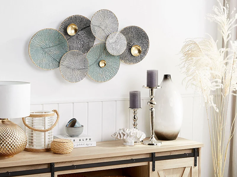 Décoration murale POLONIUM Métal 49 cm Multicolore