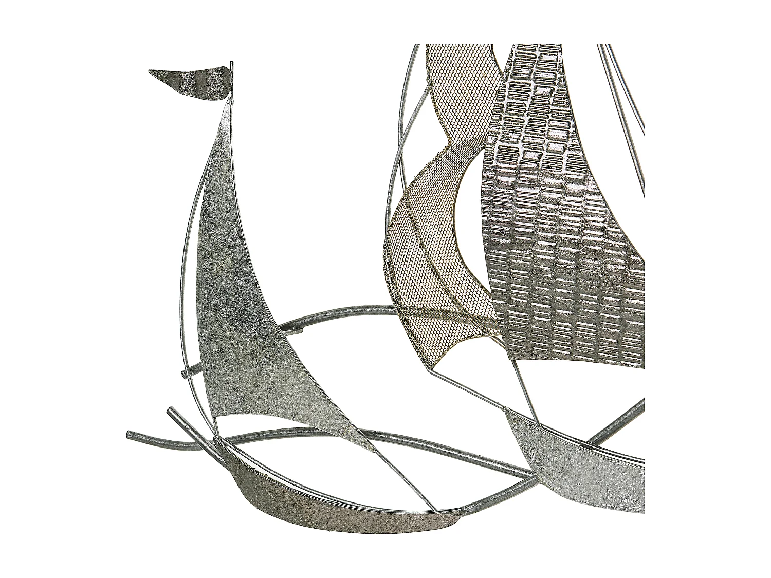 Décoration murale Bateau AMERICIUM Métal 67 cm Argenté