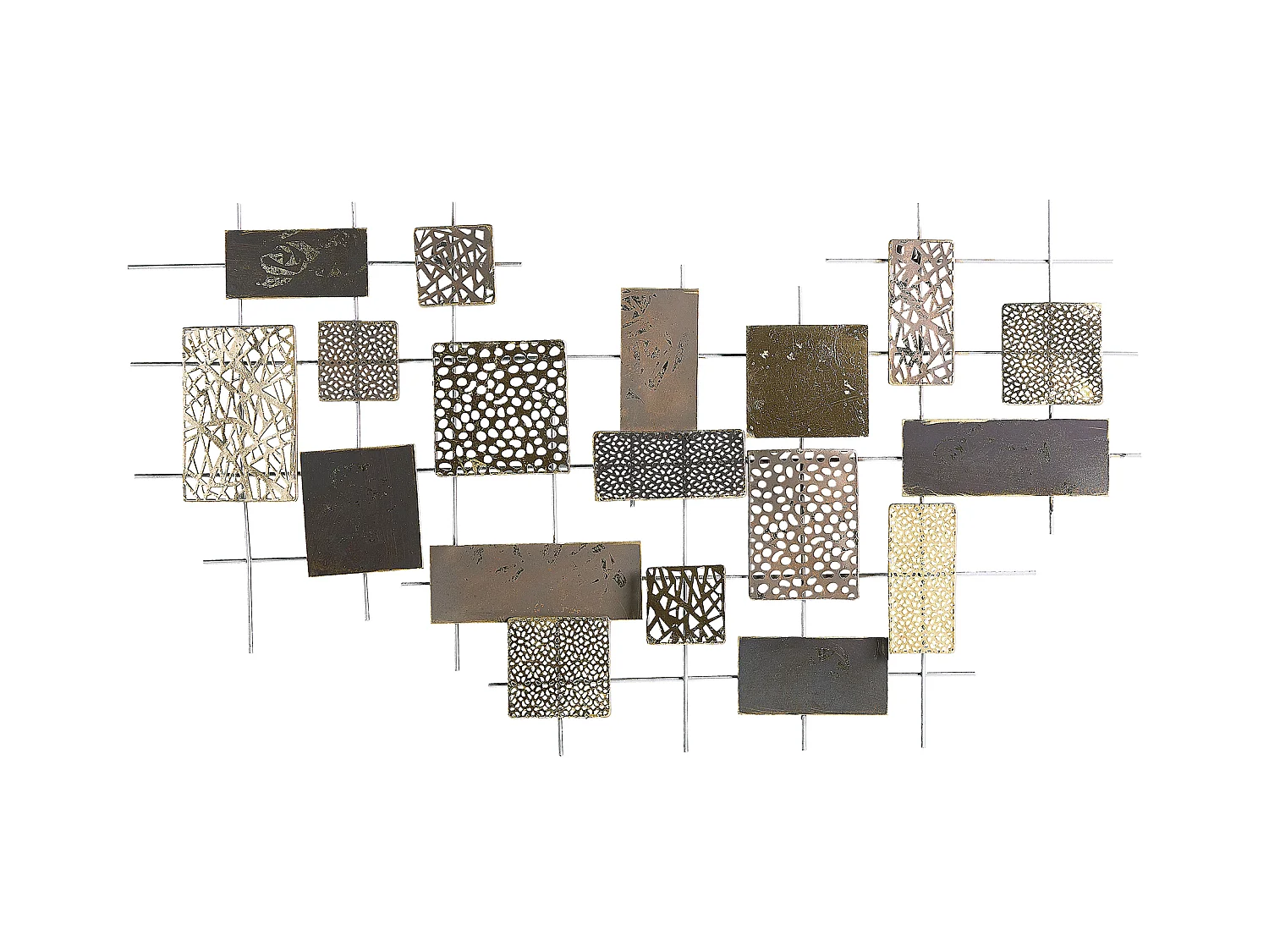 Décoration murale ASTATINE Métal 50 cm Doré