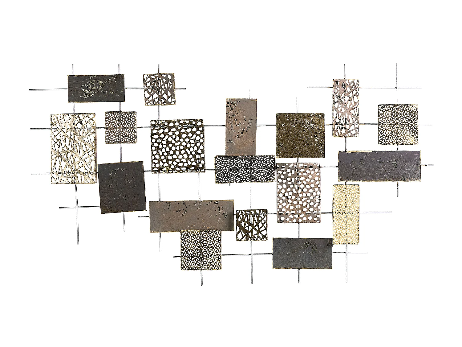 Wanddecoratie ASTATINE Metaal 50 cm Goud