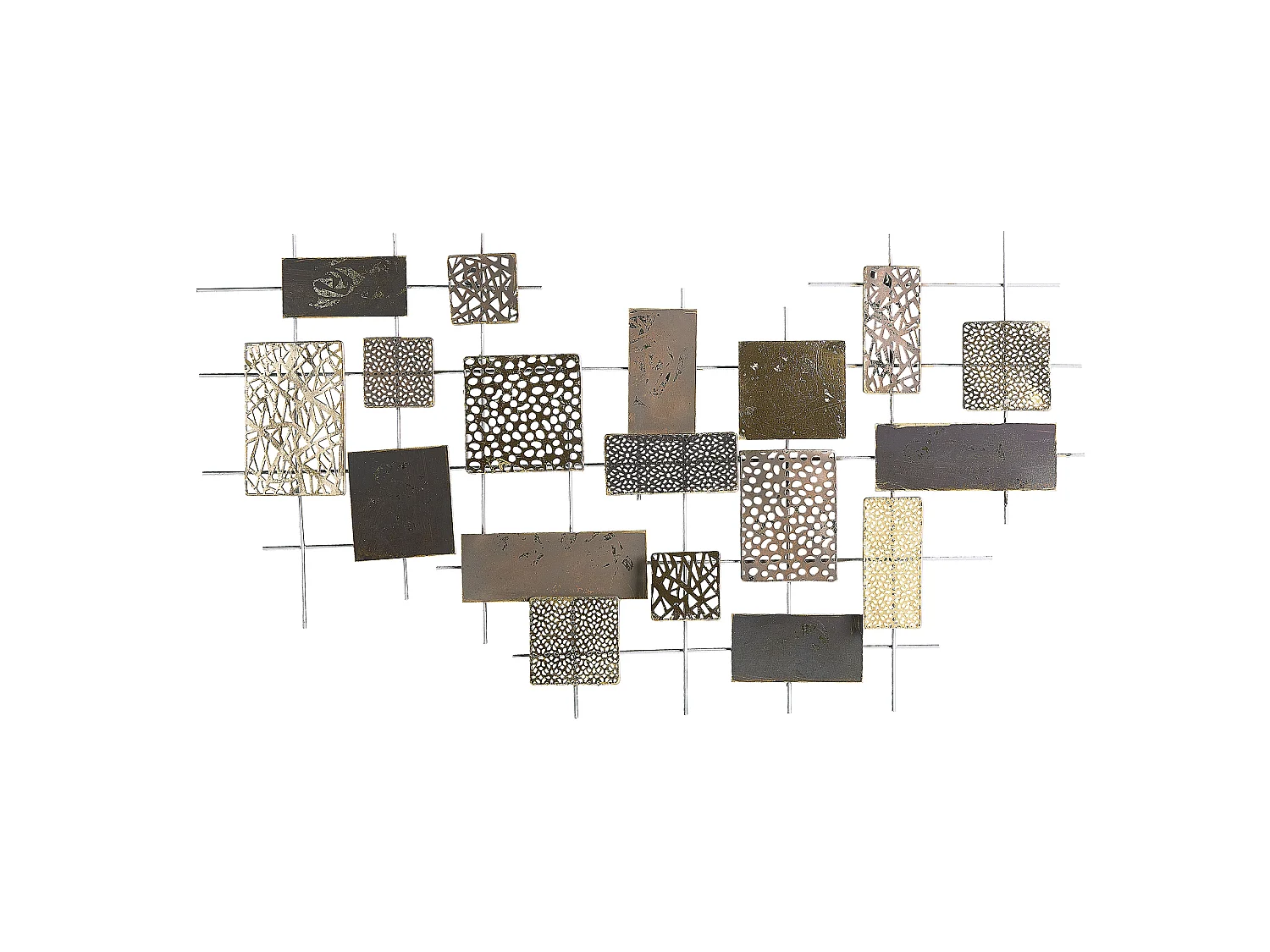 Décoration murale ASTATINE Métal 50 cm Doré