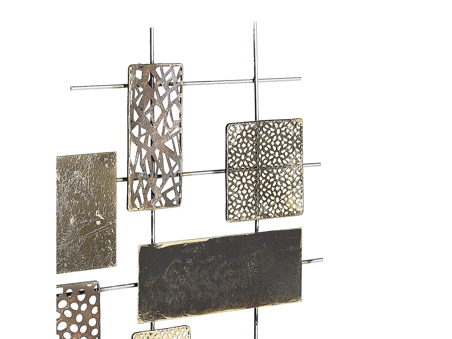 Décoration murale ASTATINE Métal 50 cm Doré