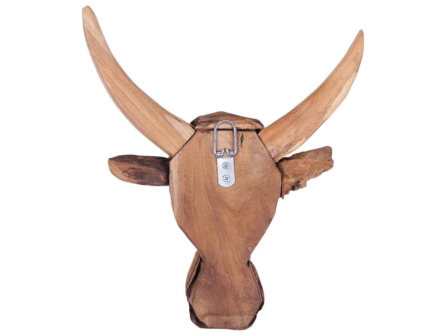 Figurine murale Taureau BULL HEAD Bois 34 cm Marron