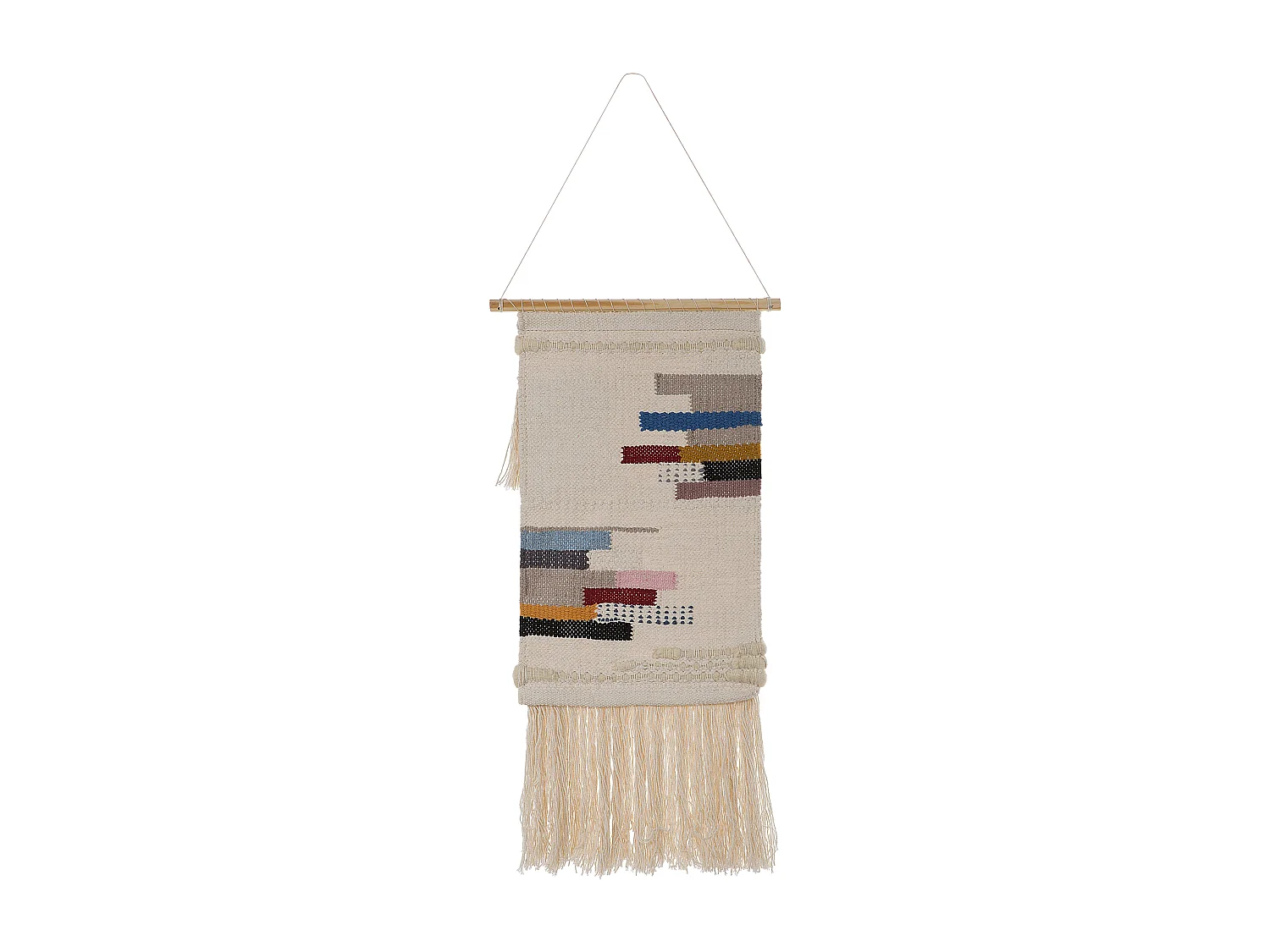 Suspension murale en tissu ATHANI Coton Multicolore 101 cm