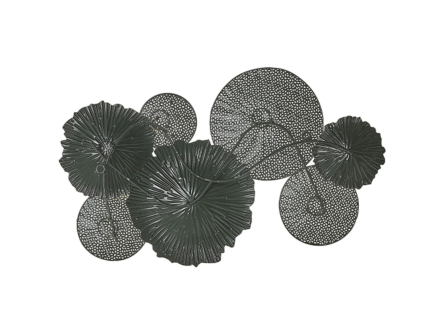 Décoration murale ZIRCONIUM Métal 38 cm Noir