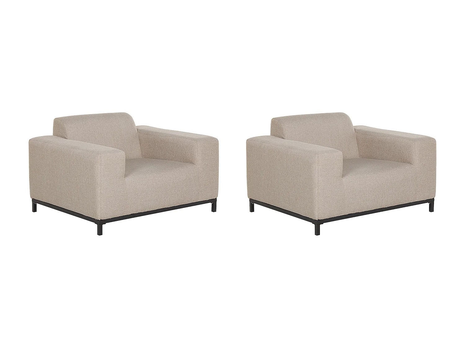 Sessel ROVIGO Stoff Beige