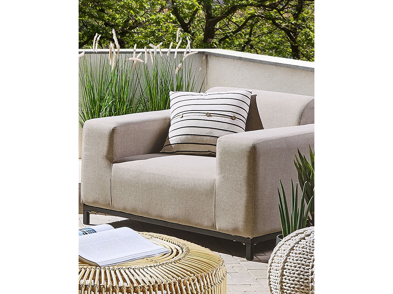 Sessel ROVIGO Stoff Beige