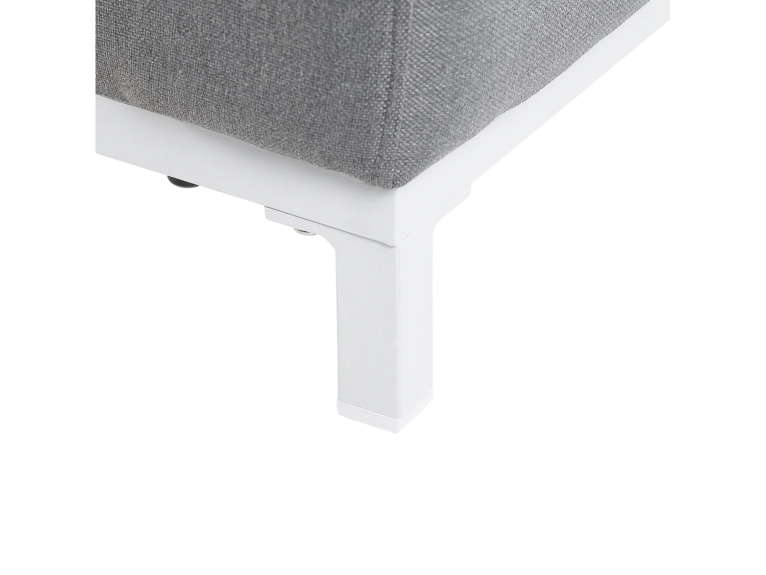 Conjunto de 2 poltronas de jardim ROVIGO Tecido Cinzento