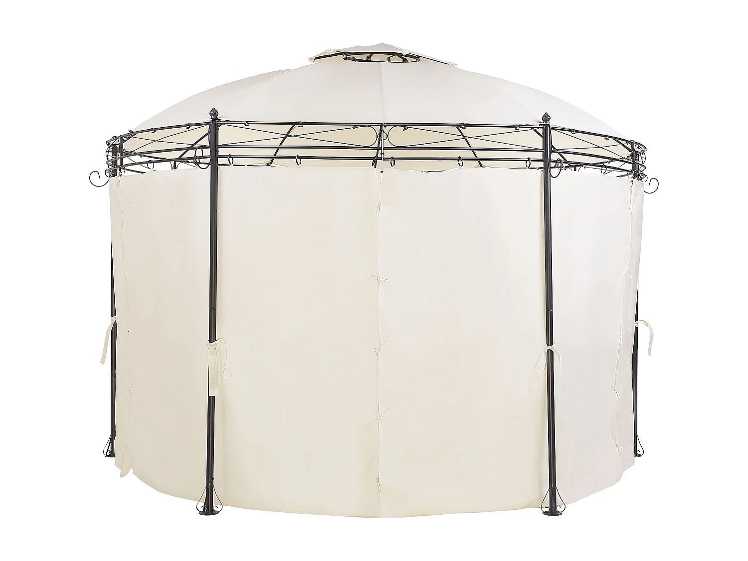 Gazebo SAFARA Metallo 368 cm 368 cm Beige